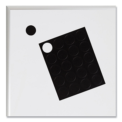 U Brands Heavy-Duty Board Magnets, Circles, Black, 0.75" Diameter, 20/Pack (UBRFM1605)