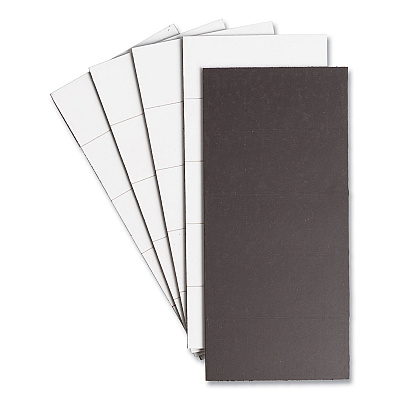 U Brands Dry Erase Magnetic Tape Strips, 2" x 0.88", White, 25/Pack (UBRFM2418)