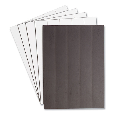 U Brands Dry Erase Magnetic Tape Strips, 6" x 0.88", White, 25/Pack (UBRFM2518)