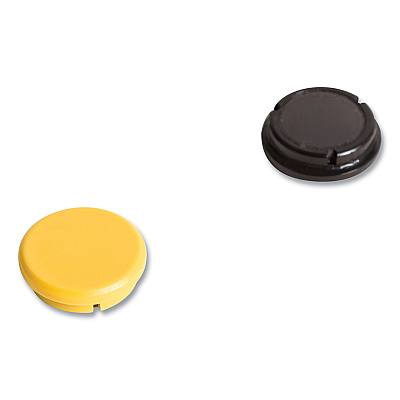U Brands Board Magnets, Circles, Assorted Colors, 0.75" Diameter, 10/Pack (UBRIM140909)