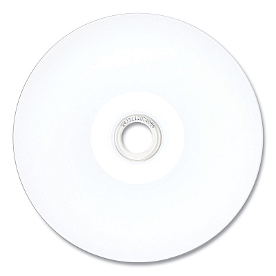 Verbatim CD-R DataLifePlus Printable Recordable Disc, 700 MB/80 min, 52x, Spindle, White, 50/Pack (94755)