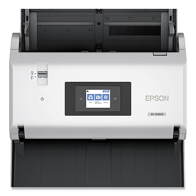 Epson DS-30000 Large-Format Document Scanner, Scans Up to 12" x 220", 1200 dpi Optical Res, 120-Sheet Duplex Auto Document Feeder (B11B255201)