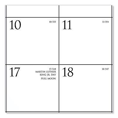 AT-A-GLANCE Business Monthly Wall Calendar, 15 x 12, White/Black Sheets, 12-Month (Jan to Dec): 2026 (997114)