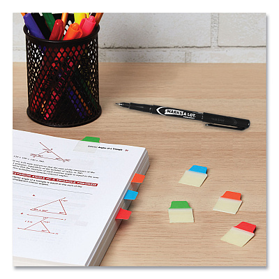 Avery Ultra Tabs Repositionable Tabs, Mini Tabs: 1" x 1.5", 1/5-Cut, Assorted Colors, 40/Pack (AVE74760)