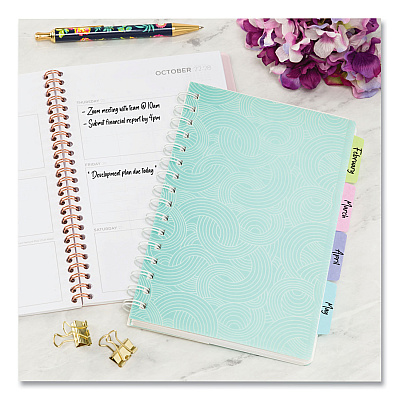Avery Ultra Tabs Repositionable Tabs, Margin Tabs: 2.5" x 1", 1/5-Cut, Assorted Pastel Colors, 24/Pack (AVE74769)