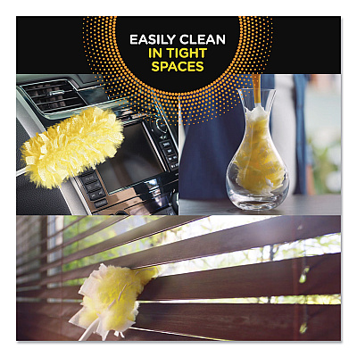 Swiffer Heavy Duty Dusters Starter Kit, 6" Handle with Two Disposable Dusters (PGC08109KT)