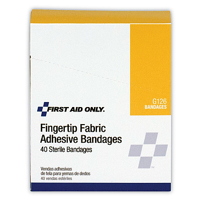PhysiciansCare by First Aid Only First Aid Fingertip Bandages, 1.75 x 3, 40/Box (ACMG126)
