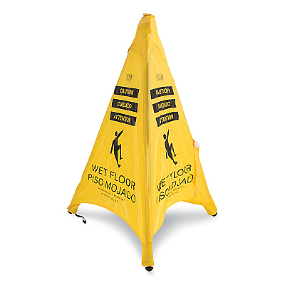 Spill Magic Pop Up Safety Cone, 3 x 2.5 x 30, Yellow (FAO230SC)