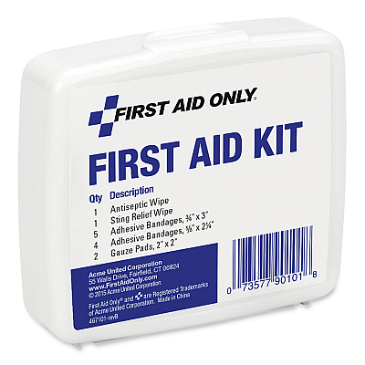 PhysiciansCare by First Aid Only First Aid On the Go Kit, Mini, 13 Pieces, Plastic Case (FAO90101)