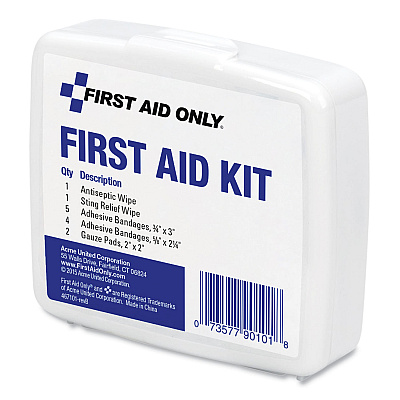 PhysiciansCare by First Aid Only First Aid On the Go Kit, Mini, 13 Pieces, Plastic Case (FAO90101)