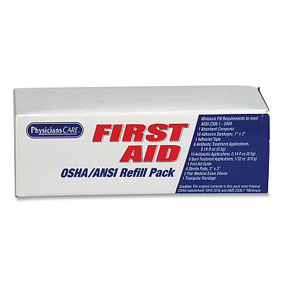 PhysiciansCare by First Aid Only OSHA First Aid Refill Kit, 41 Pieces/Kit (FAO90103)