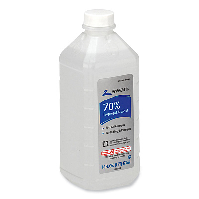 PhysiciansCare by First Aid Only First Aid Kit Rubbing Alcohol, Isopropyl Alcohol, 16 oz Bottle (FAOM313)