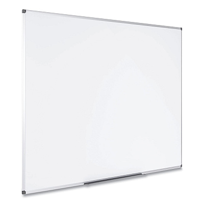 MasterVision Value Lacquered Steel Magnetic Dry Erase Board, 18 x 24, White Surface, Silver Aluminum Frame (BVCMA0207170)