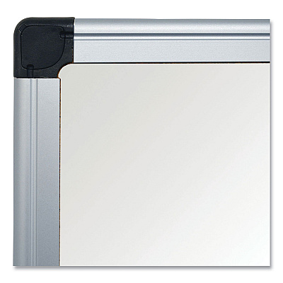 MasterVision Value Lacquered Steel Magnetic Dry Erase Board, 96 x 48, White Surface, Silver Aluminum Frame (BVCMA2107170)
