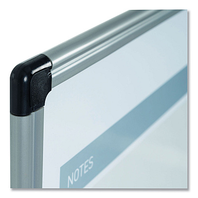 MasterVision 3-in-1 Planner Board, 24 x 18, Tan/White/Blue Surface, Silver Aluminum Frame (BVCMB3507186)