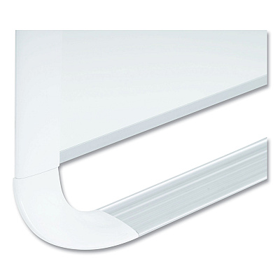 MasterVision Gold Ultra Magnetic Dry Erase Boards, 36 x 24, White Surface, White Aluminum Frame (BVCMVI030205)