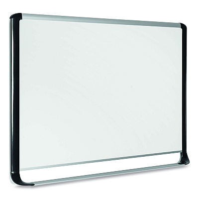 MasterVision Gold Ultra Magnetic Dry Erase Boards, 48 x 36, White Surface, Black Aluminum Frame (BVCMVI050201)