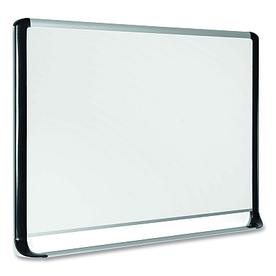 MasterVision Gold Ultra Magnetic Dry Erase Boards, 72 x 48, White Surface, Black Aluminum Frame (BVCMVI270201)