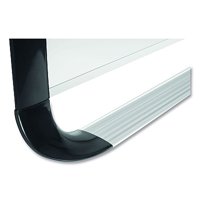MasterVision Gold Ultra Magnetic Dry Erase Boards, 72 x 48, White Surface, Black Aluminum Frame (BVCMVI270201)