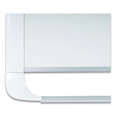 MasterVision Gold Ultra Magnetic Dry Erase Boards, 72 x 48, White Surface, White Aluminum Frame (BVCMVI270205)