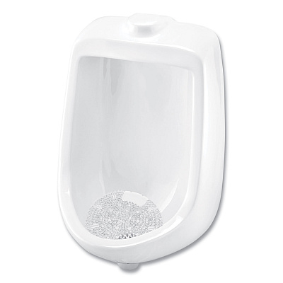 Big D Industries Diamond 3D Urinal Screen, Melon Mist Scent, Clear, 10/Pack, 6 Packs/Carton (BGD621CT)