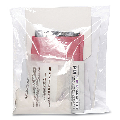 Big D Industries D'vour Clean-up Kit, Powder, All Inclusive Kit, 6/Carton (BGD169)