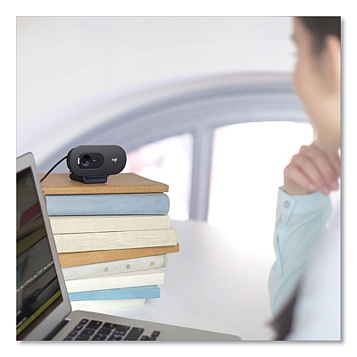 Logitech C505e HD Business Webcam, 1280 pixels x 720 pixels, Black (LOG960001385)