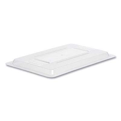 Rubbermaid Commercial Food/Tote Box Lids, 12 x 18, Clear, Plastic (RCP3310CLE)