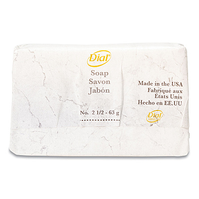 Dial Amenities Amenities Deodorant Soap, Pleasant Scent, # 2 1/2, 200/Carton (DIA00197)