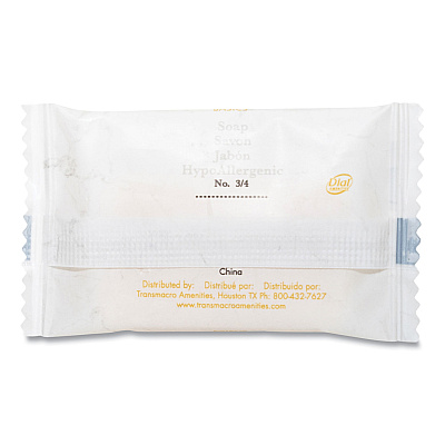 Dial Amenities Amenities Cleansing Soap, Pleasant Scent, # 3/4, 1,000/Carton (DIA06009A)