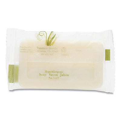 Pure & Natural Body and Facial Soap, Fresh Scent, # 1 1/2, 500/Carton (PNN500150)