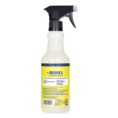 Mrs. Meyer's Multi Purpose Cleaner, Lemon Scent, 16 oz Spray Bottle, 6/Carton (SJN373223)