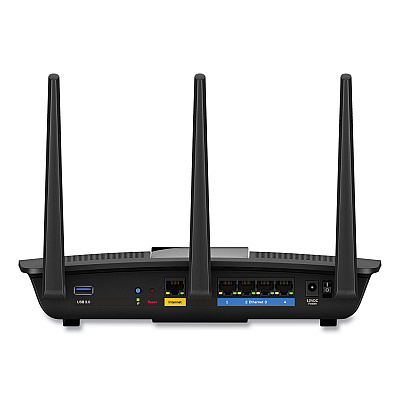 Linksys MAX-STREAM AC1900 MU-MIMO Gigabit Wi-Fi Router, 6 Ports, Dual-Band 2.4 GHz/5 GHz (LNKEA7450)