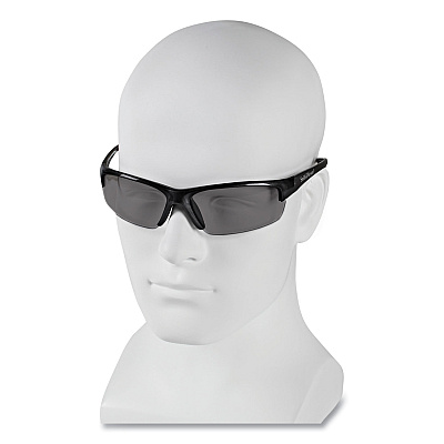 KleenGuard Equalizer Safety Glasses, Gunmetal Frame, Smoke Lens, 12/Box (KCC21297)