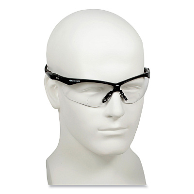 KleenGuard V60 Nemesis Rx Reader Safety Glasses, Black Frame, Clear Lens, +3.0 Diopter Strength, 6/Box (KCC28630)