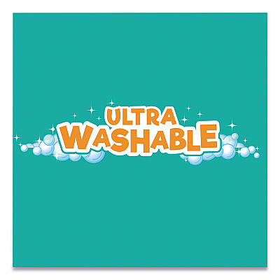 BIC Kids Ultra Washable Markers, Plastic Tube, Medium Bullet Tip, Assorted Colors, 20/Pack (BICBKCMD20AST)