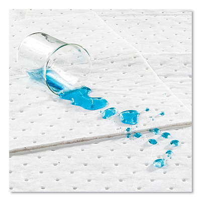 HOSPECO TASKBrand Industrial Oil Only Sorbent Pad, 0.14 gal, 15 x 18, 200/Carton (HOSOSSRBP)