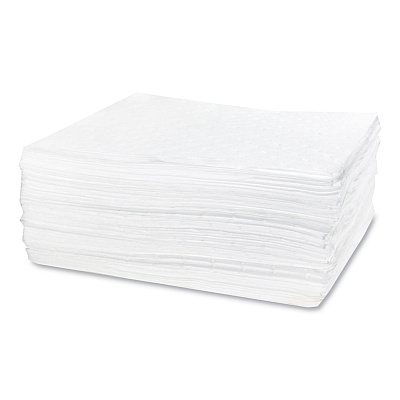 HOSPECO TASKBrand Industrial Oil Only Sorbent Pad, 0.21 gal, 15 x 18, 100/Carton (HOSOSMABPWV)