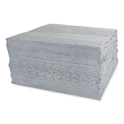 HOSPECO TASKBrand All Sorb Industrial Sorbent Pad, 0.24 gal, 15 x 18, 100/Carton (HOSASINBP)