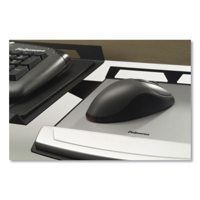Fellowes Office Suites Adjustable Keyboard Manager, 21.25w x 10d, Black/Silver (8031301)
