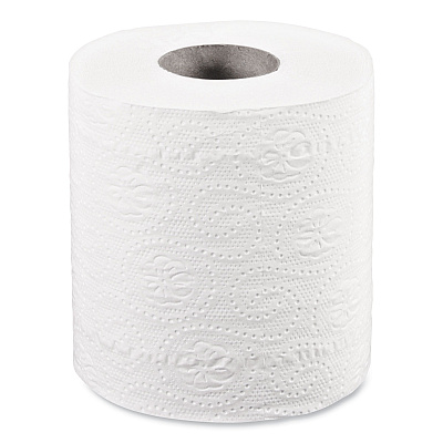 Windsoft Bath Tissue, Septic Safe, Individually Wrapped Rolls, 2-Ply, White, 500 Sheets/Roll, 48 Rolls/Carton (WIN2405)