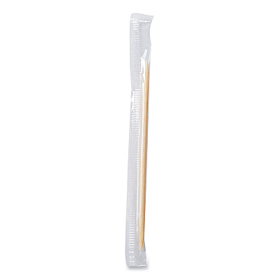AmerCareRoyal Mint Cello-Wrapped Wood Toothpicks, 2.5", Natural, 1,000/Box, 15 Boxes/Carton (RPPRM115)