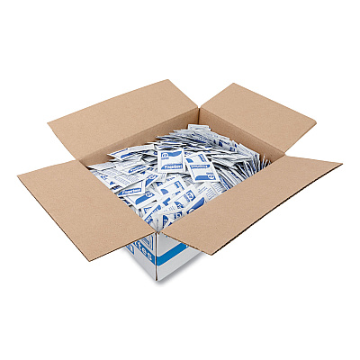 AmerCareRoyal Moist Towelettes, Individually Wrapped, 4 x 6, Lemon Scent, White, 1,000/Carton (RPPRF1MB)