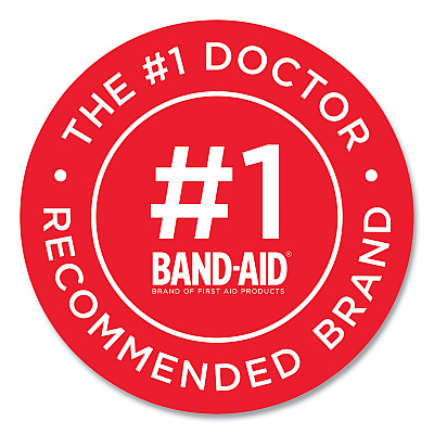 BAND-AID Tru-Stay Sheer Strips Adhesive Bandages, Assorted, 80/Box (JOJ4669)