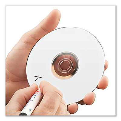 Verbatim CD-R Recordable Disc, 700 MB/80 min, 52x, Spindle, White, 100/Pack (VER94712)