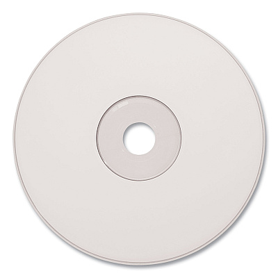 Verbatim CD-R DataLifePlus Printable Recordable Disc, 700 MB/80 min, 52x, Spindle, White, 100/Pack (95253)