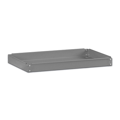 Tennsco Two-Shelf Metal Cart, Metal, 2 Shelves, 500 lb Capacity, 24" x 36" x 32", Gray (TNNSC2436)