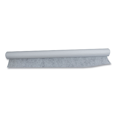 Tablemate Linen-Soft Non-Woven Polyester Banquet Roll, Cut-To-Fit, 40" x 50 ft, White (TBLLS4050WH)