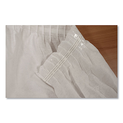 Tablemate Table Set Linen-Like Table Skirting, Polyester, 29" x 14 ft, White (TBLLS2914WH)