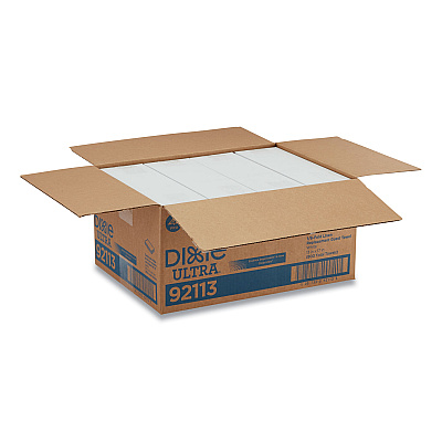 Dixie 1/6-Fold Linen Replacement Towels, 13 x 17, White, 200/Box, 4 Boxes/Carton (GPC92113)